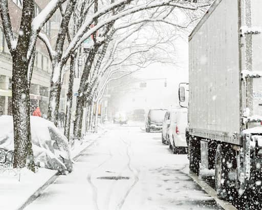Accountability - truck in the snow